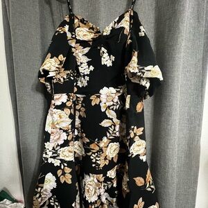City Chic Aria Floral Dress